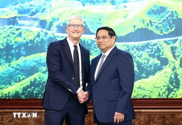 Prime Minister receives Apple CEO