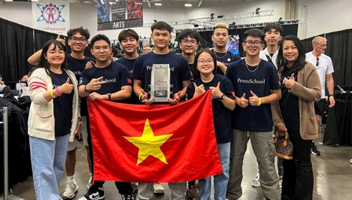 Vietnamese students wins six prizes at the VEX Robotics World Championship 2024