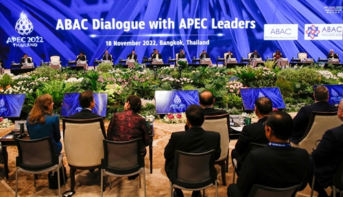 Le président vietnamien assiste au dialogue entre les dirigeants de l’APEC et l’ABAC