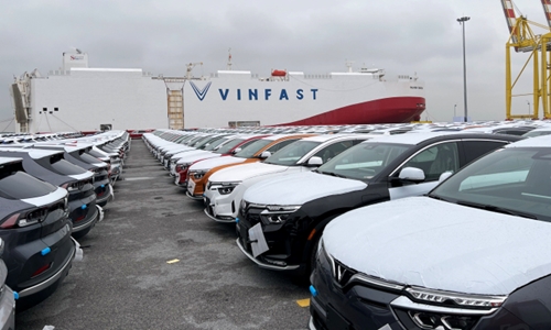 VinFast exporte son premier lot de véhicules électriques aux États-Unis