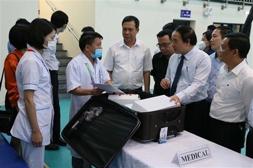 SEA Games 31 le ministère de la Santé contrôle le travail anti-Covid-19 à Bac Ninh