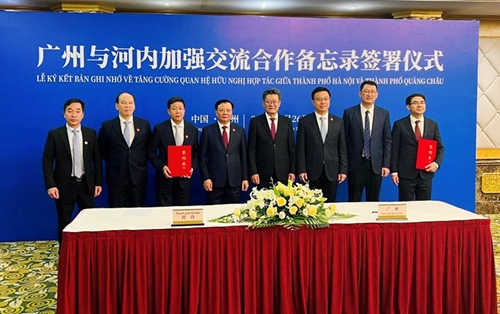 Hanoï et Guangzhou Chine renforcent leur coopération commerciale et touristique