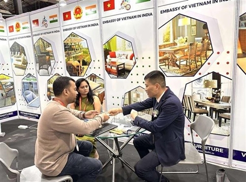 Le Vietnam au Salon mondial du meuble en Inde