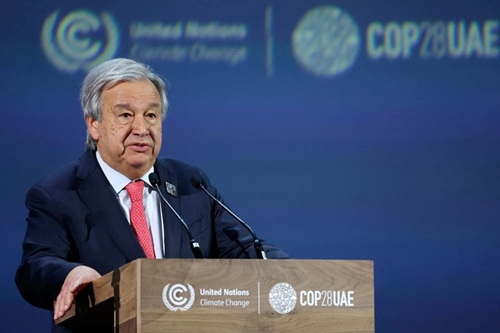 COP28 Antonio Guterres appelle à l élimination des combustibles fossiles