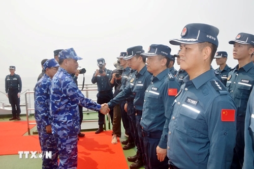 Achèvement d’une patrouille conjointe entre les Garde-côtes du Vietnam et de la Chine
