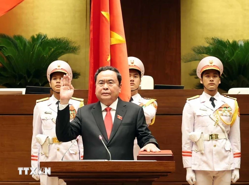 Tran Thanh Man élu président de l Assemblée nationale du Vietnam 15e législature