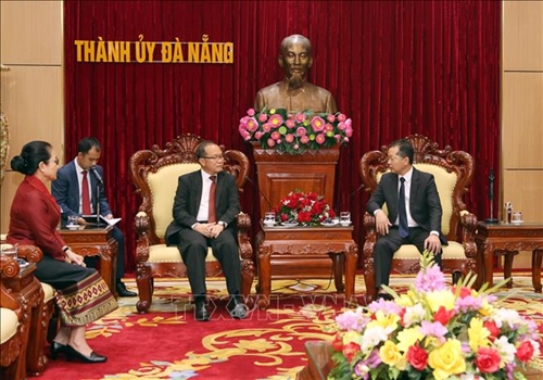 推动越南岘港市与老挝各地间的合作