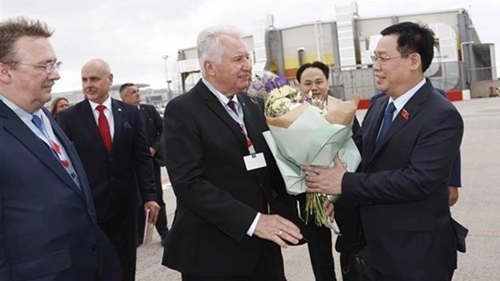 越南国会主席王廷惠开始对匈牙利进行正式访问（组图）