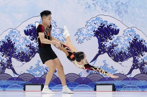 越南健美操队获得亚洲健美操锦标赛金牌