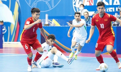 2022年亚足联科威特室内五人制足球锦标赛：越南队止步八强