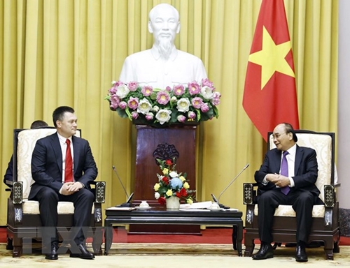 越南国家主席阮春福会见俄罗斯联邦总检察长伊戈尔•克拉斯诺夫