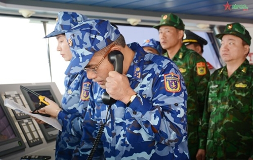 越中海警力量开展海上联合巡逻活动