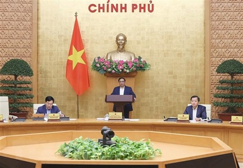 政府总理范明正主持召开越南政府12月份立法工作会议