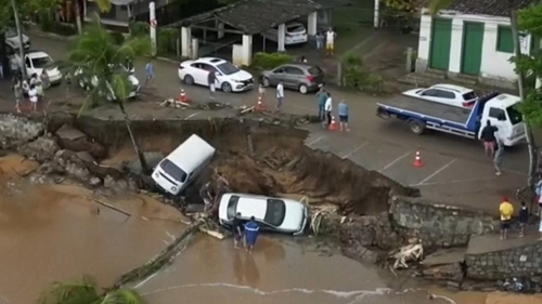 巴西圣保罗州暴雨成灾 已致46人丧生