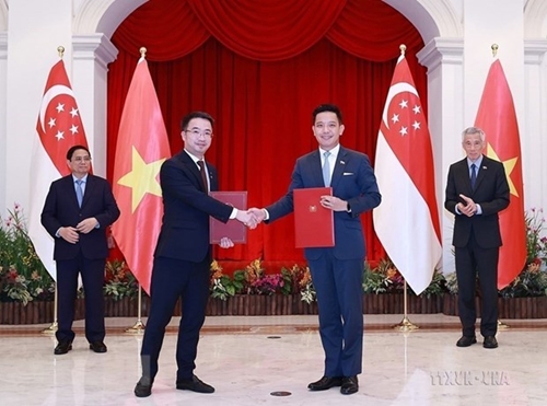 越南-新加坡是彼此在多个领域的重要合作伙伴
