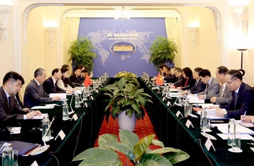 越中政府级边界谈判代表团团长会晤在河内举行