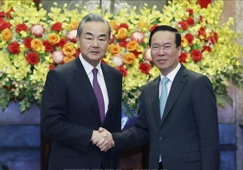 越中两党两国关系继续保持积极发展势头