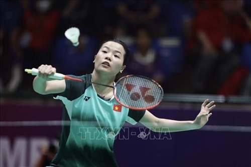 越南羽毛球选手阮垂玲在德国羽毛球公开赛上大放异彩