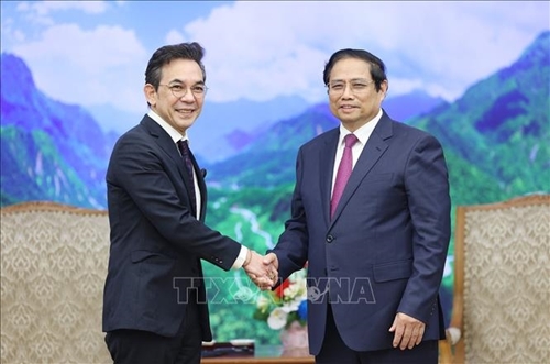 越南政府总理范明正会见泰国驻越南大使