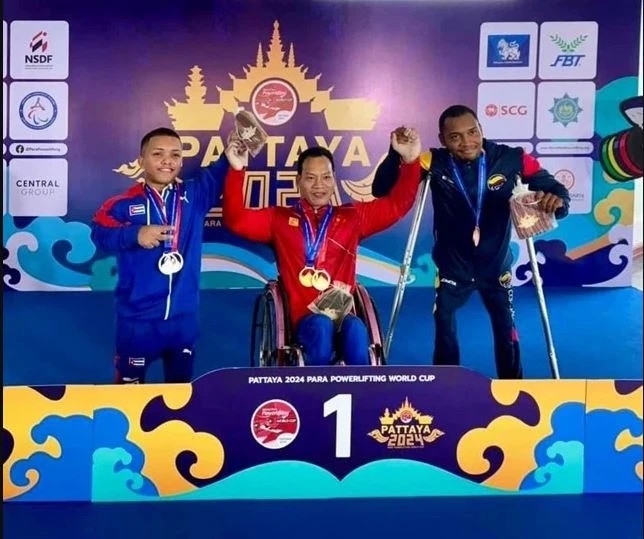 2024泰国年残疾人举重世界杯：越南夺得5金 排名第六