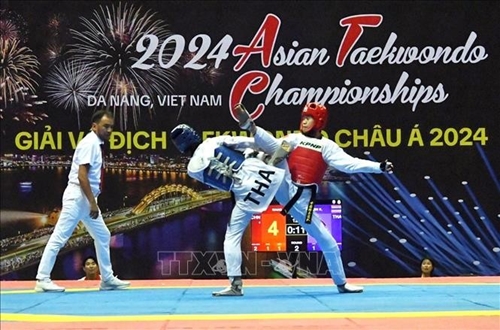 2024年亚洲跆拳道锦标赛在岘港开赛