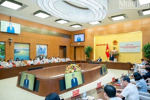 越南国会党团与政府党组举行会议