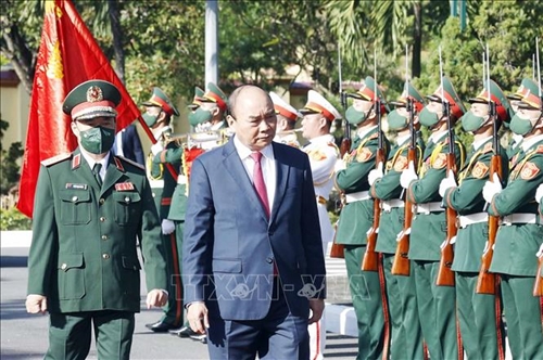 Президент Вьетнама проверил боевую готовность в преддверии Тэта - 2022 в 5-м военном округе