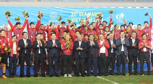 Сборная U23 Вьетнама завоевала золотую медаль в мужском футболе на SEA Games 31