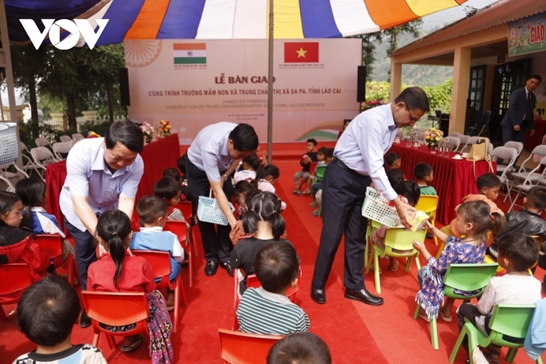 Открылся детский сад вьетнамо-индийской дружбы и сотрудничества в провинции Лаокай