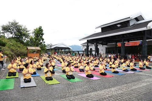 Международный день йоги Место для культурного обмена между Вьетнамом и Индией