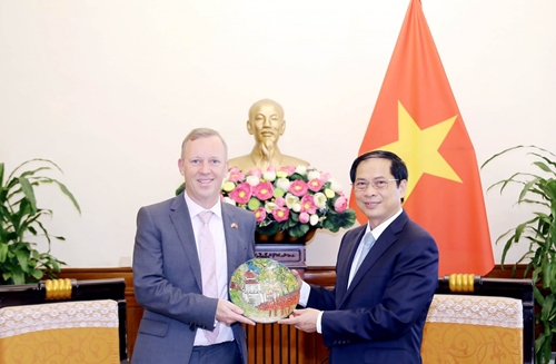 Министр иностранных дел Вьетнама принял посла Великобритании в связи с окончанием срока его работы во Вьетнаме