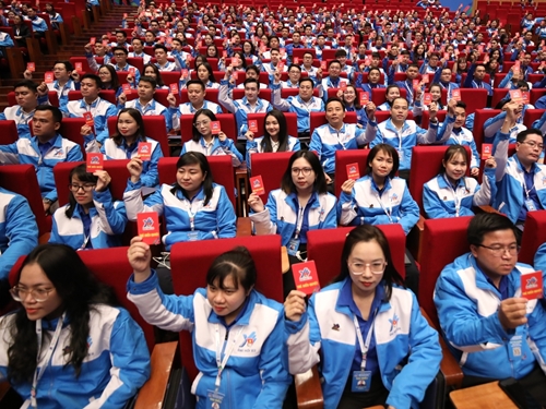 Открылся 12-й съезд Коммунистического союза молодежи им Хо Ши Мина