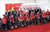 В честь неустанных усилий Вьетнамской спортивной команды инвалидов
