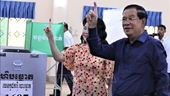 Руководители Вьетнама поздравили Камбоджу с успешной организацией выборов в Национальную ассамблею