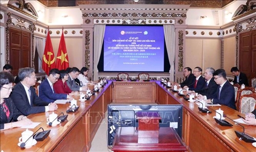 Управление по внешним делам городов Хошимин и Шанхай подписали меморандум о сотрудничестве