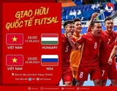 Сборная Вьетнама по футзалу проведет товарищеские матчи со сборными России и Венгрии