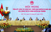 Конференция правительства Вьетнама с руководителями районов страны по реализации задач на 2024 год