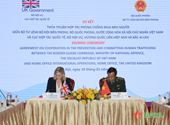 Вьетнам и Великобритания подписали соглашение о сотрудничестве в борьбе с торговлей людьми