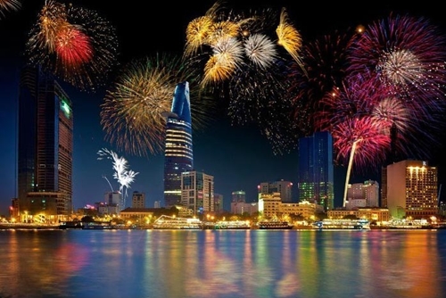 В канун Лунного Нового года город Хошимин проведет фейерверки в 8 местах