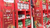 Рекламирование вьетнамских товаров в супермаркете Carrefour во Франции