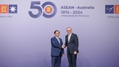 Церемония встречи глав делегаций – участников саммита АСЕАН-Австралия