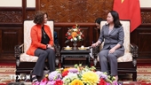 И о Президента Во Тхи Ань Суан приняла директора Всемирного банка во Вьетнаме