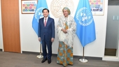 Вице-премьер Ле Минь Кхай встретился с Заместителем Генерального секретаря ООН Аминой Мохаммед