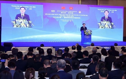 Председатель НС СРВ принял участие в Форуме правовой политики по продвижению инвестиционного и торгового сотрудничества между Вьетнамом и Китаем