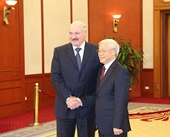 Президент Беларуси Александр Григорьевич Лукашенко поздравил Генерального секретаря ЦК Компартии Вьетнама Нгуен Фу Чонга с днём рождения