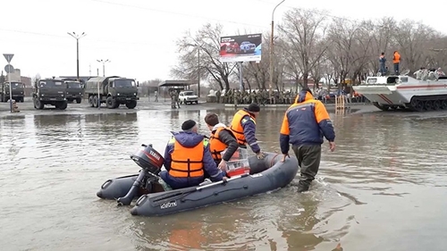 Телеграммы со словами сочувствия в связи с наводнениями в РФ и Казахстане