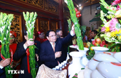 Премьер-министр Фам Минь Тинь воскурил благовония в память о королях Хунгах