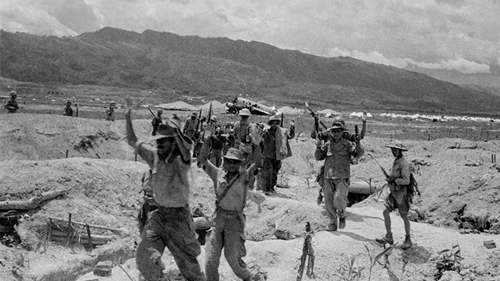 22 апреля 1954 г  Наши солдаты уничтожили опорный пункт 206 Югетт 1