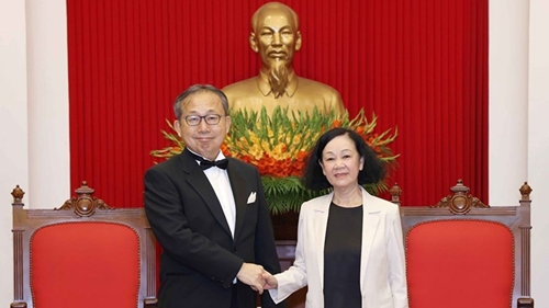 Постоянный член Секретариата ЦК КПВ приняла Посла Японии