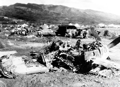 26 апреля 1954 года Французские ВВС бомбардировали наши боевые позиции и дороги